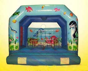 12ft x 12ft Underwater Themed Bouncy Castle