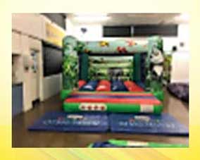 Jungle themed Bouncy Castle